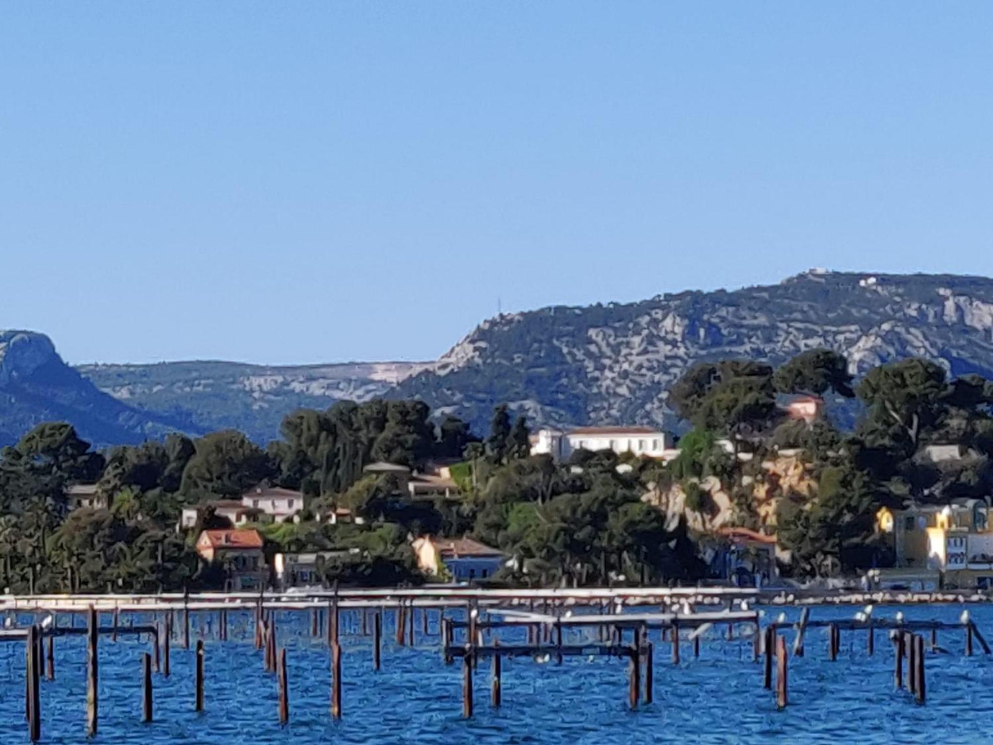 Villa-Chateau Les Terrasses - Tamaris, Plage Des Sablettes, Mer Au Bas De La Propriete La Seyne-sur-Mer Εξωτερικό φωτογραφία