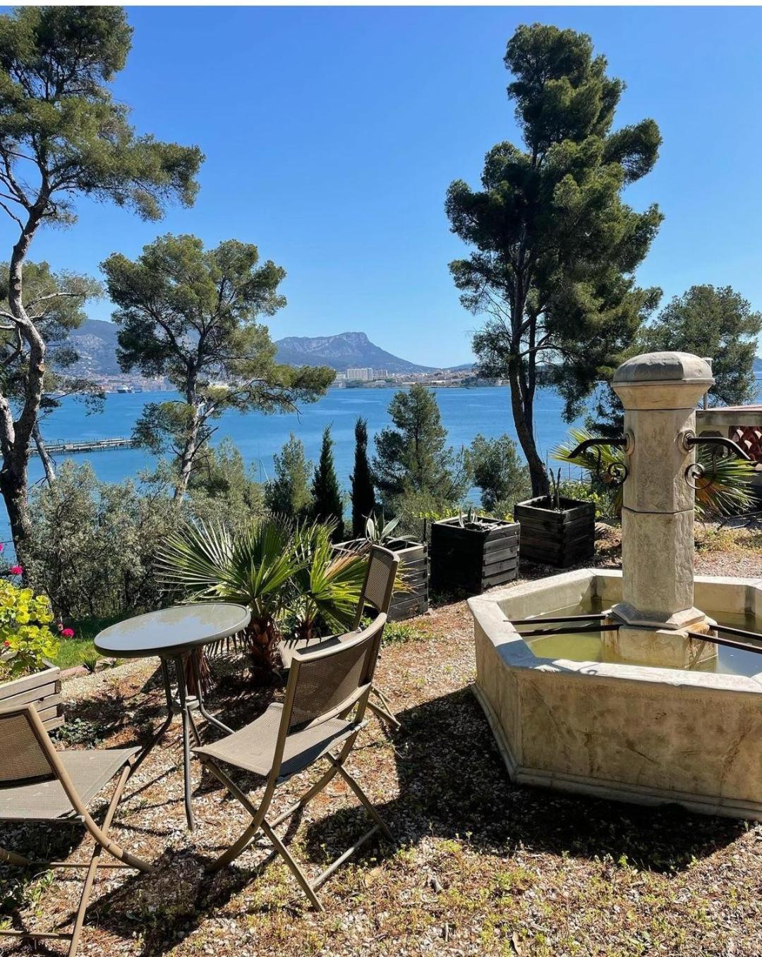 Villa-Chateau Les Terrasses - Tamaris, Plage Des Sablettes, Mer Au Bas De La Propriete La Seyne-sur-Mer Εξωτερικό φωτογραφία