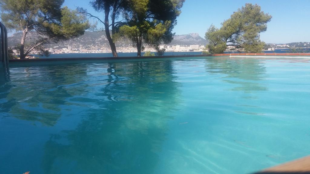 Villa-Chateau Les Terrasses - Tamaris, Plage Des Sablettes, Mer Au Bas De La Propriete La Seyne-sur-Mer Εξωτερικό φωτογραφία